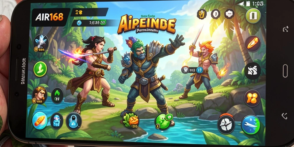 Tampilan gameplay AIR168 yang menantang dan mendebarkan.