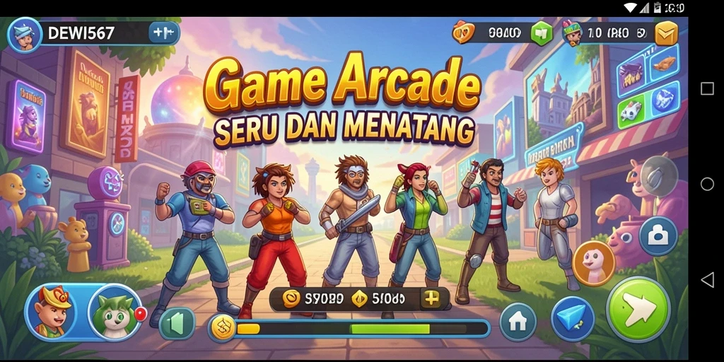 Tampilan gameplay DEWI567 yang penuh aksi dan keseruan.