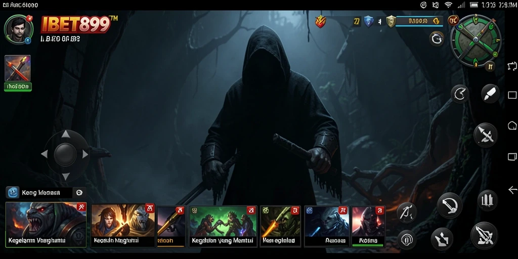 Tampilan gameplay IBET899 yang mencekam dan penuh ketegangan.