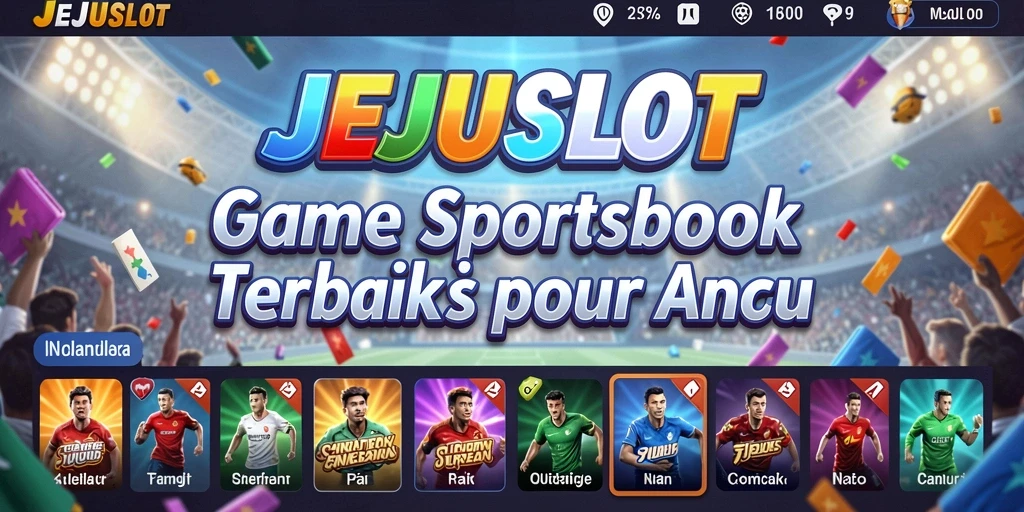 Tampilan menarik gameplay Sportsbook dari JEJUSLOT.