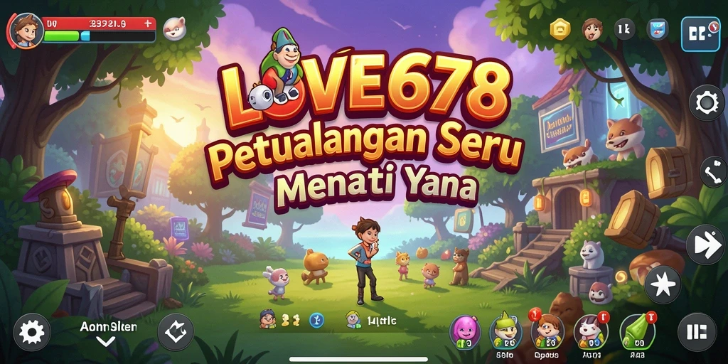 Tampilan gameplay LOVE678 yang menakjubkan di dunia petualangan.