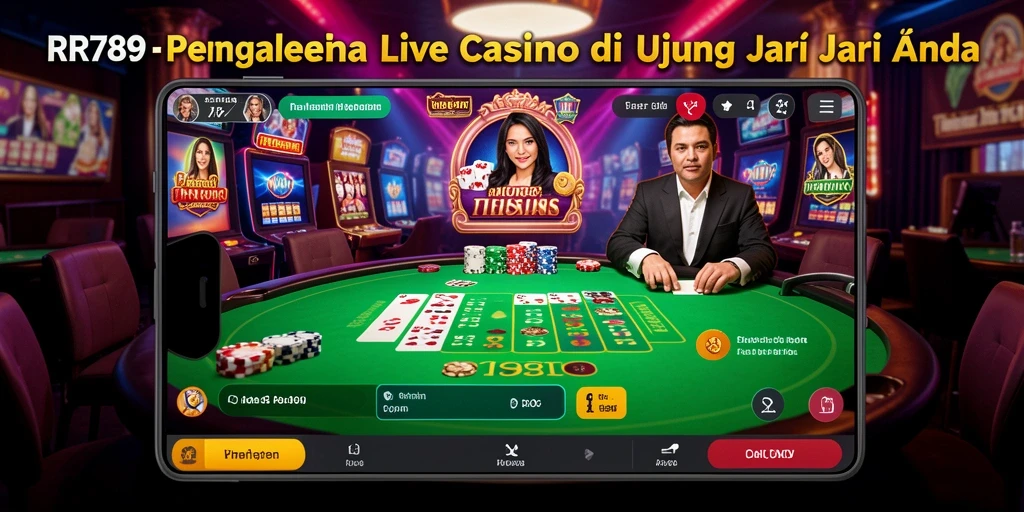 Gameplay Live Casino yang mendebarkan dan interaktif di RR789.