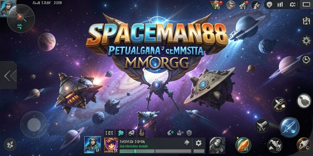 Tampilan menarik dari gameplay SPACEMAN88 yang menampilkan eksplorasi luar angkasa.