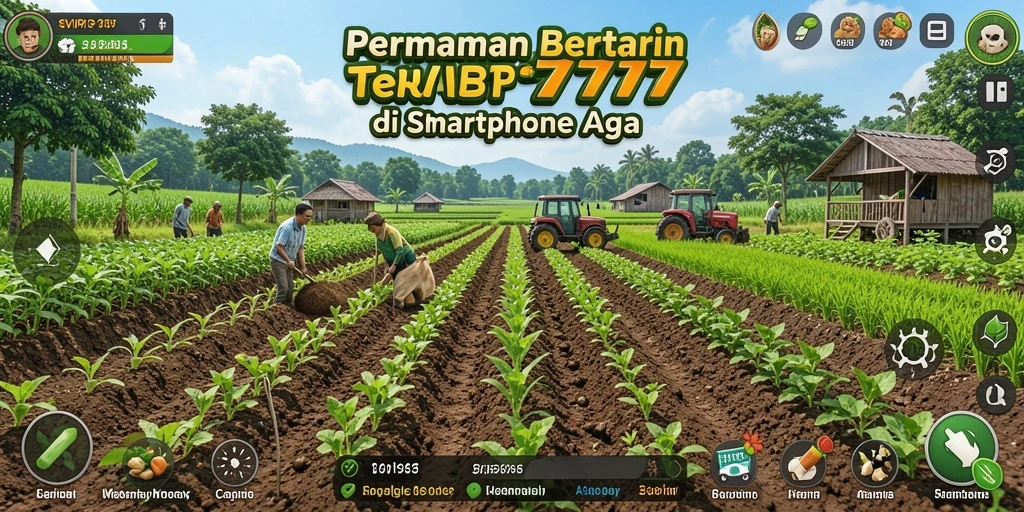 Tampilan gameplay <strong>SVIP777</strong> yang seru dan interaktif dalam bertani.